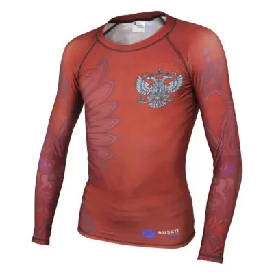 Детский рашгард Rusco sport red herb в наличии в магазине Сайд-Степ